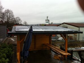 Gartenlaube in Michelstadt Photovoltaik-Anlage